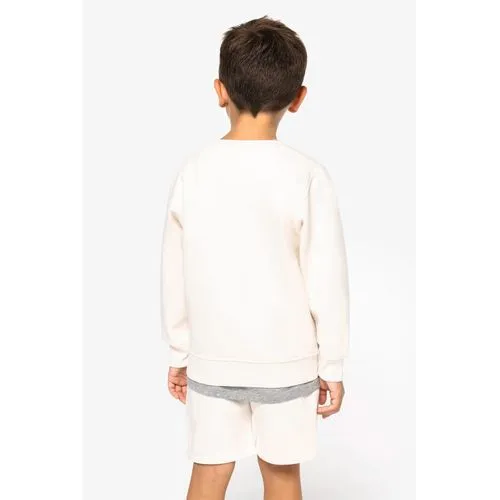 Sweat-shirt écoresponsable à col rond enfant