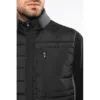 Bodywarmer bi-matière homme