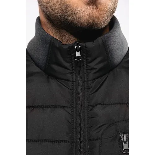 Bodywarmer bi-matière homme
