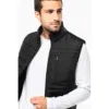 Bodywarmer bi-matière homme