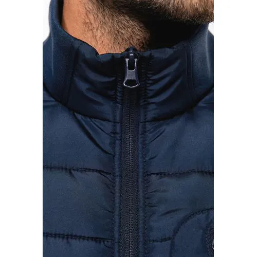 Veste bi-matière homme