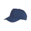 Casquette recyclée 5 panneaux bleu marine 1 Casquette recyclée 5 panneaux