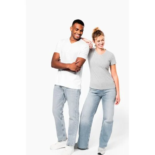 T-shirt manches courtes col V homme