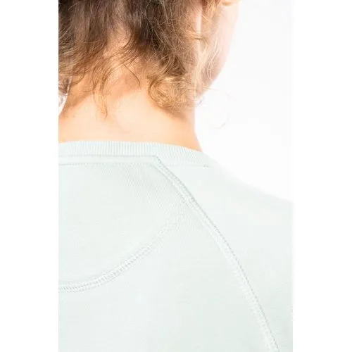 Sweat-shirt Bio col rond manches raglan femme