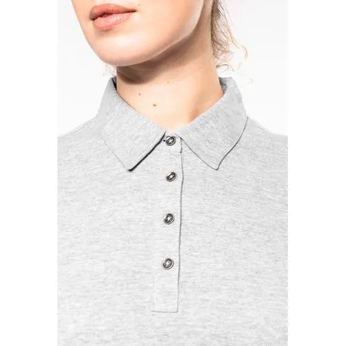 Polo jersey manches courtes femme