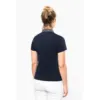 Polo jersey bicolore femme
