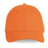 Casquette en coton et polyester recyclés K-loop tracking – 6 panneaux orange 1 Casquette en coton et polyester recyclés K-loop tracking - 6 panneaux