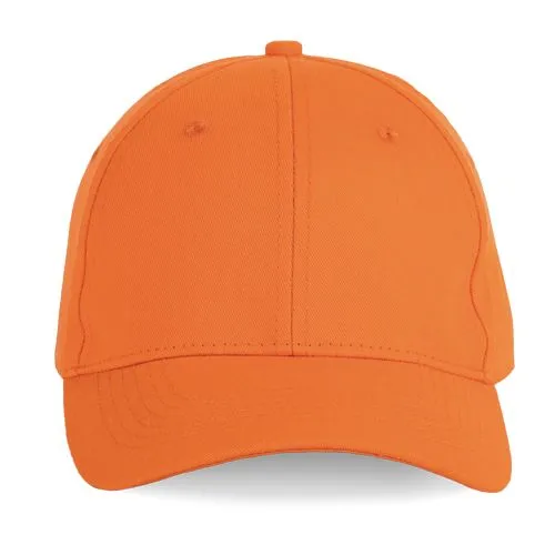 Casquette en coton et polyester recyclés K-loop tracking – 6 panneaux orange 1 Casquette en coton et polyester recyclés K-loop tracking - 6 panneaux