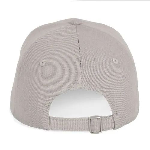 Casquette en coton et polyester recyclés K-loop tracking- 6 panneaux gris clair 3 Casquette en coton et polyester recyclés K-loop tracking- 6 panneaux
