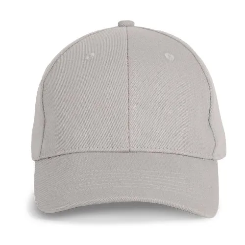 Casquette en coton et polyester recyclés K-loop tracking- 6 panneaux gris clair 1 Casquette en coton et polyester recyclés K-loop tracking- 6 panneaux