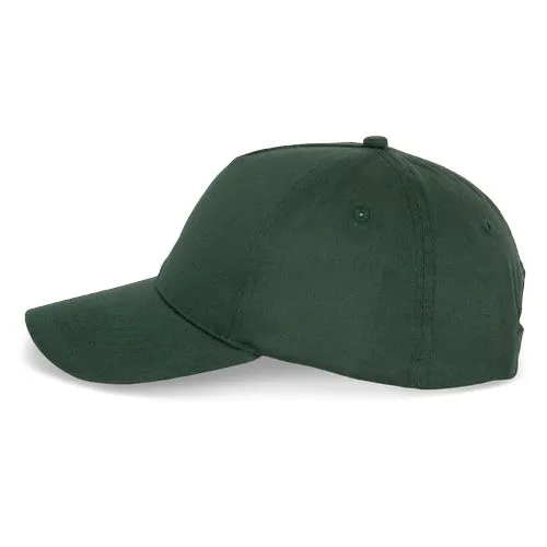 Casquette en coton et polyester recyclés K-loop tracking – 5 panneaux vert forêt 2 Casquette en coton et polyester recyclés K-loop tracking - 5 panneaux