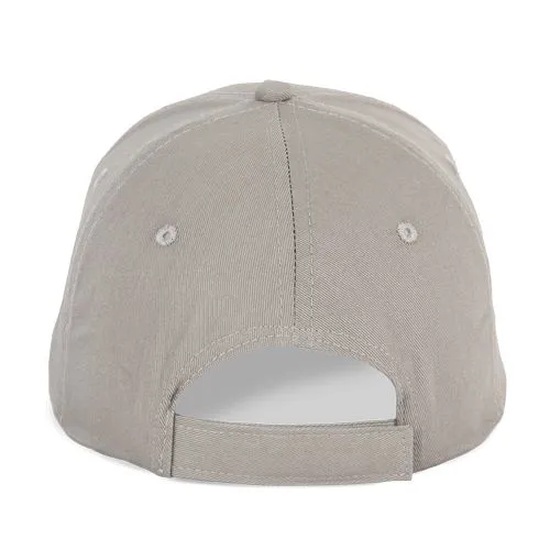 Casquette en coton et polyester recyclés K-loop tracking – 5 panneaux gris clair 3 Casquette en coton et polyester recyclés K-loop tracking - 5 panneaux