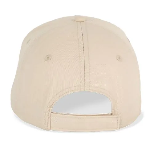 Casquette en coton et polyester recyclés K-loop tracking – 5 panneaux beige 3 Casquette en coton et polyester recyclés K-loop tracking - 5 panneaux