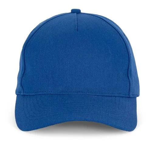 Casquette en coton et polyester recyclés K-loop tracking – 5 panneaux bleu royal 1 Casquette en coton et polyester recyclés K-loop tracking - 5 panneaux