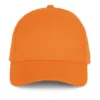 Casquette en coton et polyester recyclés K-loop tracking – 5 panneaux orange 1 Casquette en coton et polyester recyclés K-loop tracking - 5 panneaux