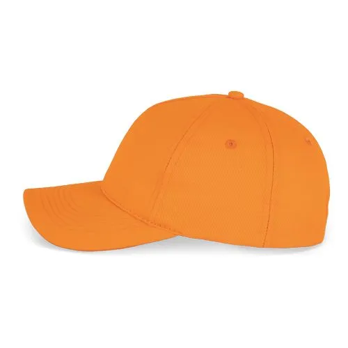 Casquette en coton et polyester recyclés K-loop tracking – 5 panneaux orange 2 Casquette en coton et polyester recyclés K-loop tracking - 5 panneaux