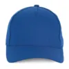 Casquette en coton et polyester recyclés K-loop tracking – 5 panneaux bleu royal 1 Casquette en coton et polyester recyclés K-loop tracking - 5 panneaux