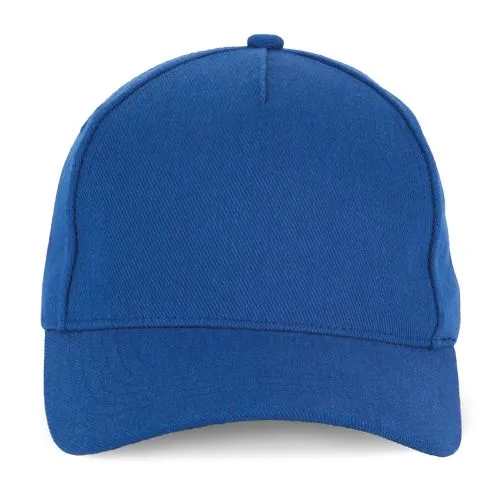 Casquette en coton et polyester recyclés K-loop tracking – 5 panneaux bleu royal 1 Casquette en coton et polyester recyclés K-loop tracking - 5 panneaux