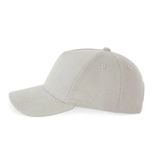 Casquette 5 panneaux gris neige 2 Casquette 5 panneaux