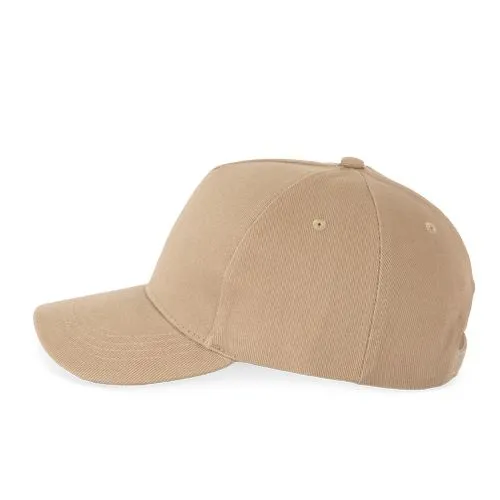 Casquette 5 panneaux sable 2 Casquette 5 panneaux