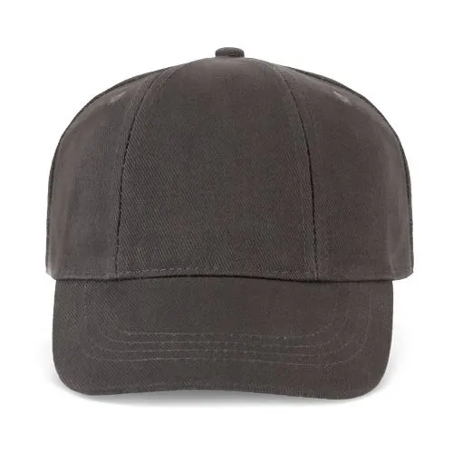 Casquette “Easy printing” – 6 panneaux gris foncé 1 Casquette "Easy printing" - 6 panneaux