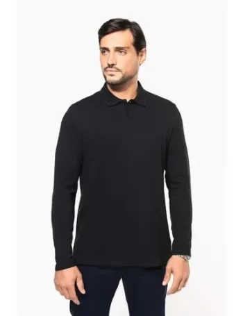 Polo Supima® manches longues homme 1 Polo Supima® manches longues homme