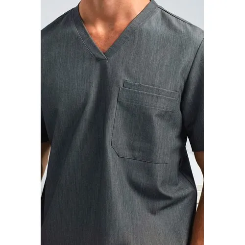 Tunique stretch manches courtes homme