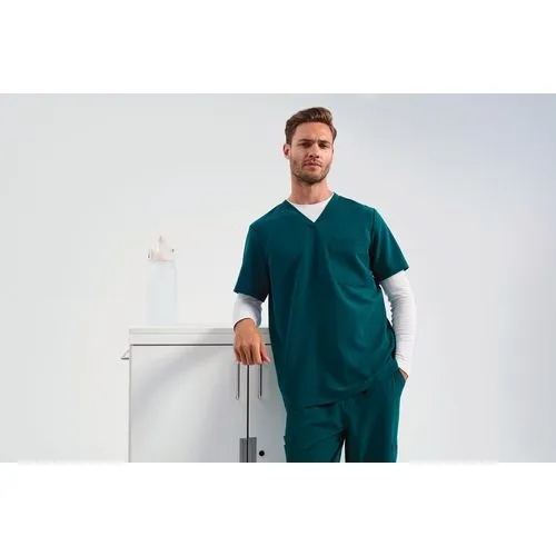 Tunique stretch manches courtes homme