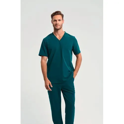 Tunique stretch manches courtes homme