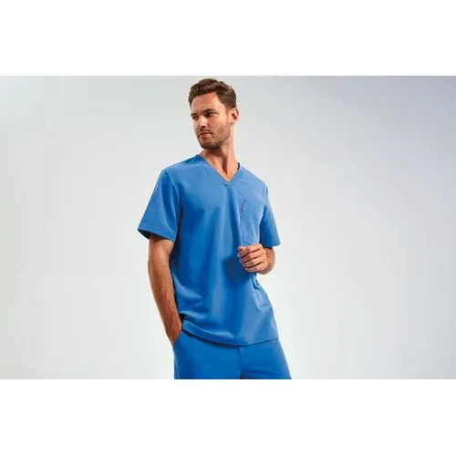 Tunique stretch manches courtes homme