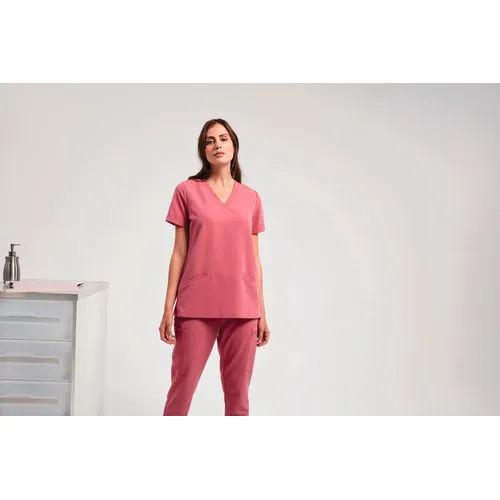 Tunique stretch manches courtes femme