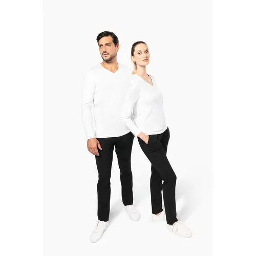 T-shirt Supima® col V manches longues homme 8 T-shirt Supima® col V manches longues femme