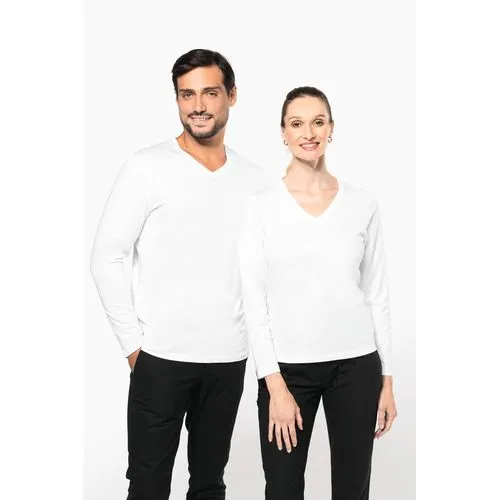 T-shirt Supima® col V manches longues homme 7 T-shirt Supima® col V manches longues femme
