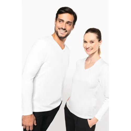 T-shirt Supima® col V manches longues homme 6 T-shirt Supima® col V manches longues femme