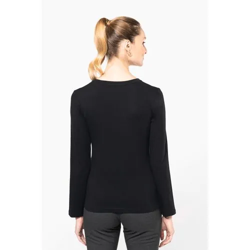 T-shirt Supima® col rond manches longues femme 2 T-shirt Supima® col rond manches longues femme