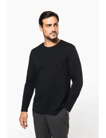 T-shirt Supima® col rond manches longues homme 1 T-shirt Supima® col rond manches longues homme