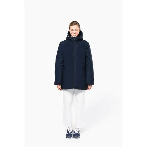 Parka à capuche recyclée unisexe