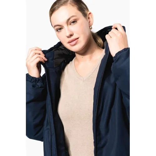 Parka à capuche recyclée unisexe