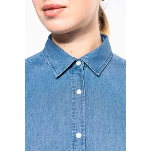 Chemise denim femme