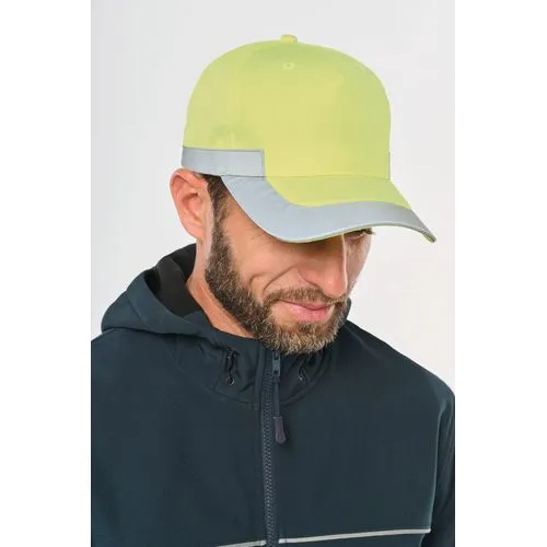 Casquette fluorescente – 5 panneaux 1 Casquette fluorescente - 5 panneaux