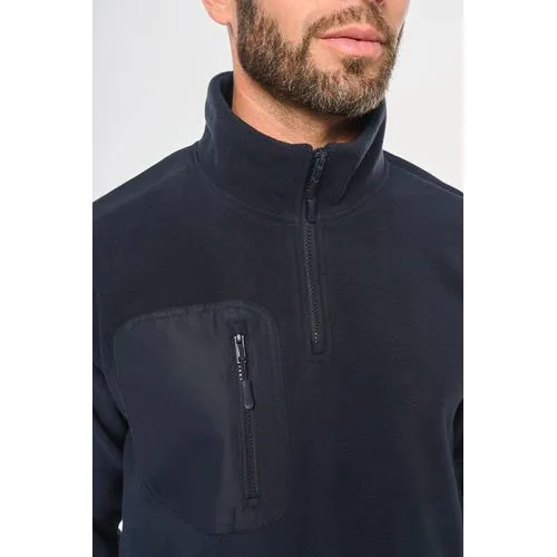 Polaire écoresponsable col zippé unisexe