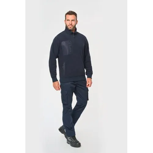 Polaire écoresponsable col zippé unisexe