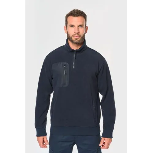 Polaire écoresponsable col zippé unisexe