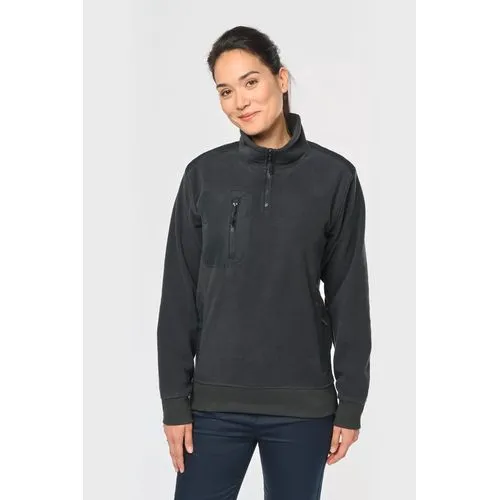 Polaire écoresponsable col zippé unisexe