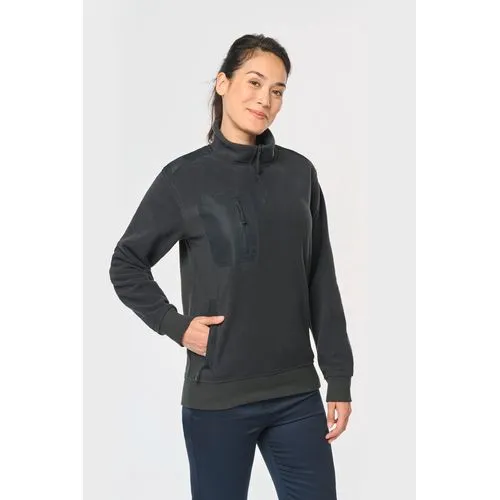 Polaire écoresponsable col zippé unisexe