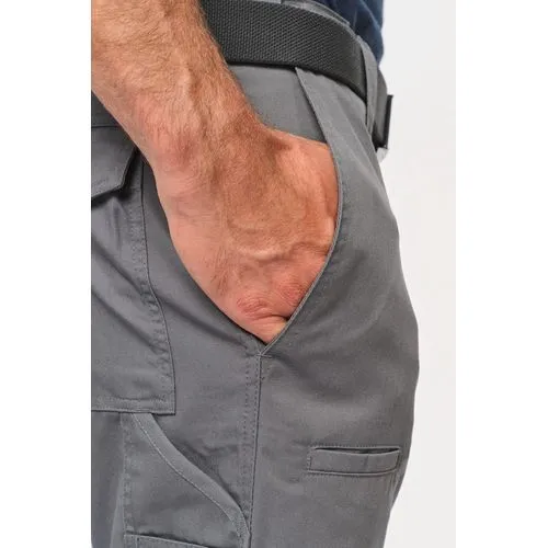 Bermuda de travail multipoches