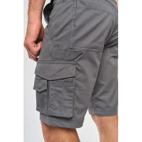 Bermuda de travail multipoches