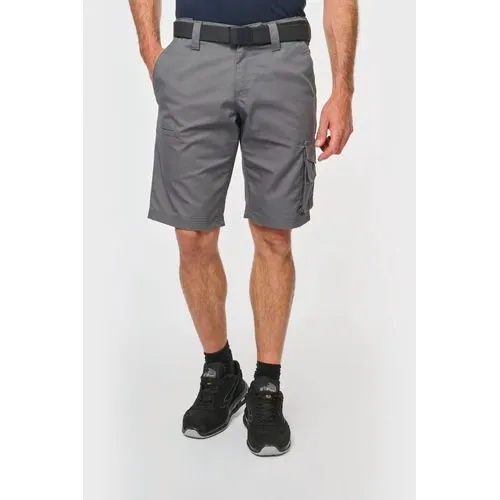 Bermuda de travail multipoches