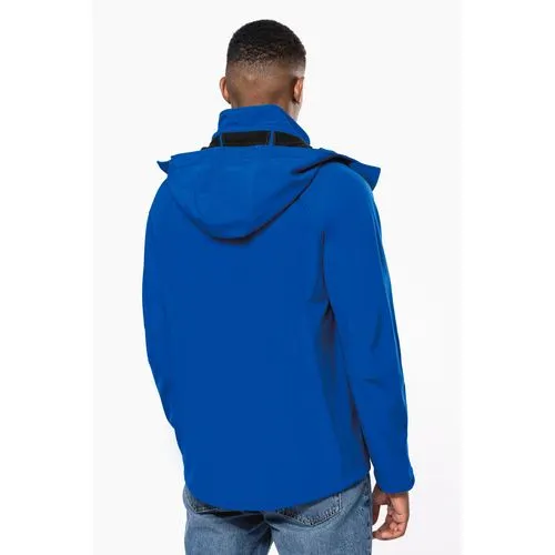 Veste softshell à capuche amovible homme
