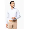 Chemise popeline manches longues homme